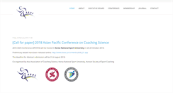 Desktop Screenshot of coachingscience.asia